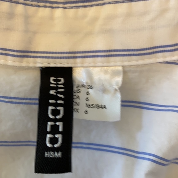 Striped button down blouse - Picture 5 of 5